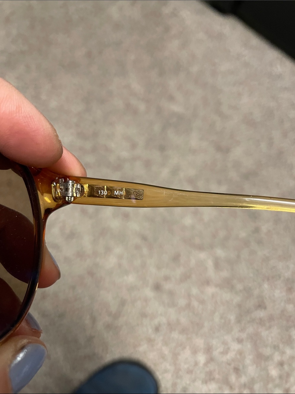 Vintage 70s Carl Zeiss Amber Oversized Women's Sunglasses- excellent shape - Picture 6 of 11